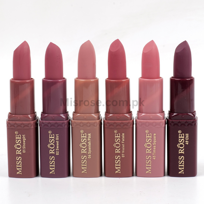 Miss rose Semi Matte Bear Lipstick Set