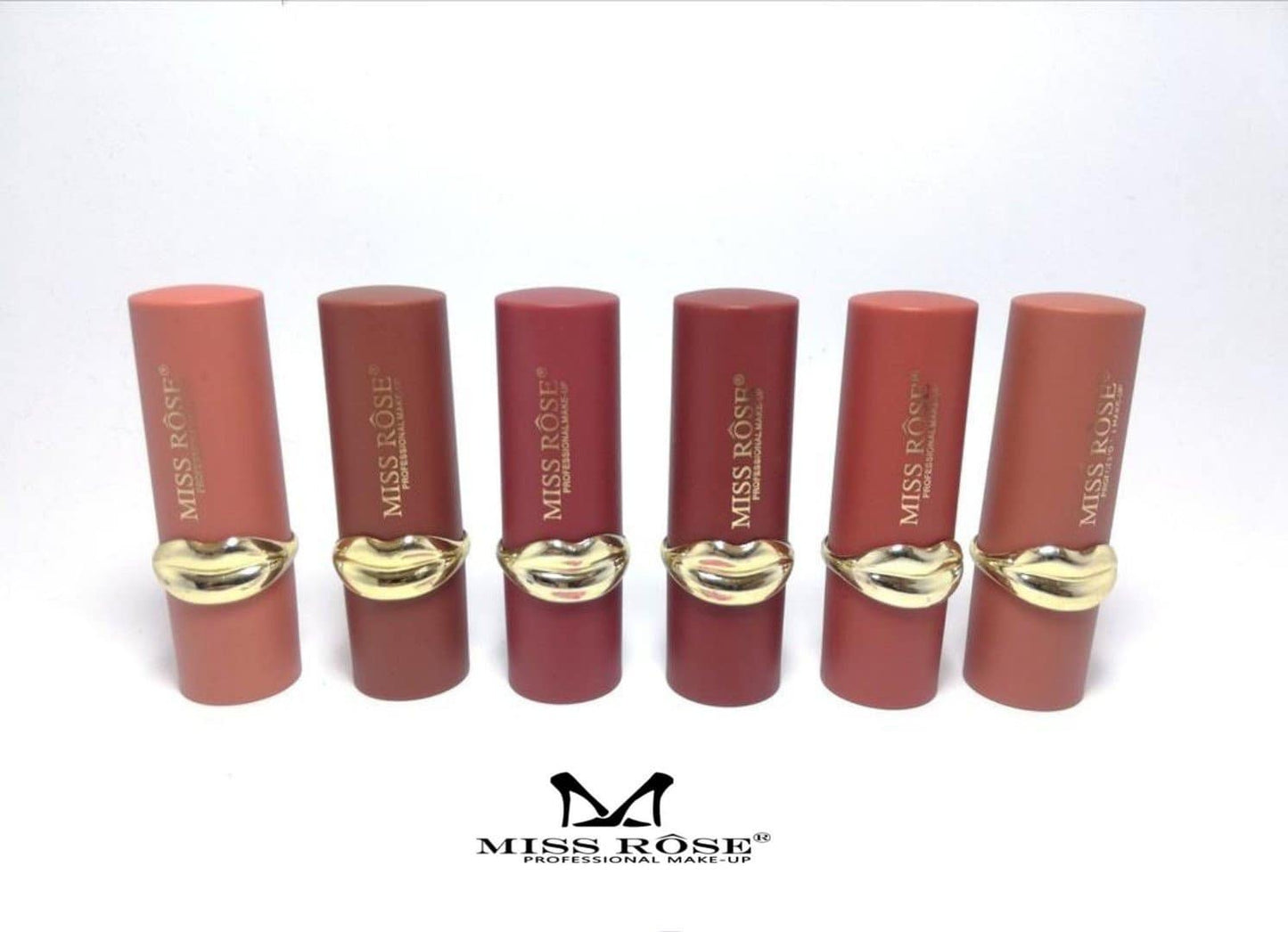 MISS ROSE Set of 6 Bold Matte Lipsticks