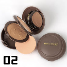 Load image into Gallery viewer, Miss Rose Brown Triangle Compact powder.