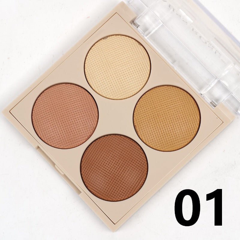 Miss Rose 4 Color Concealer Contour  palette