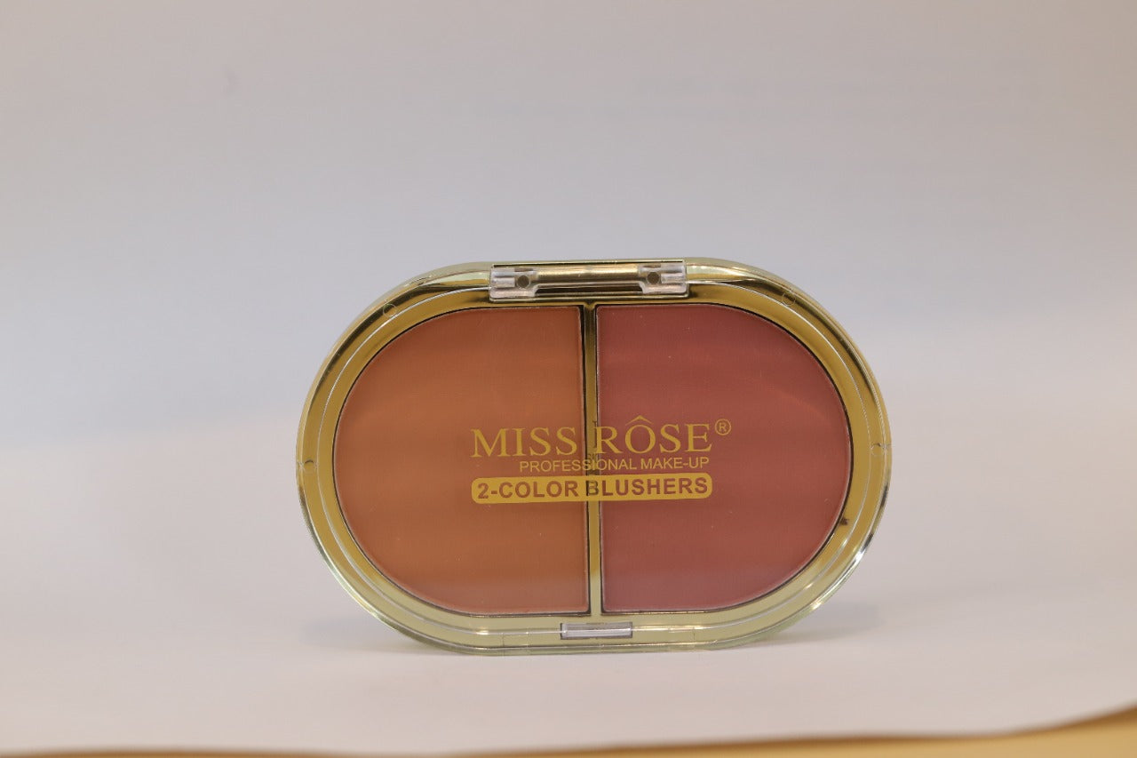 Miss Rose 2 in 1 Blusher In Gold Packing