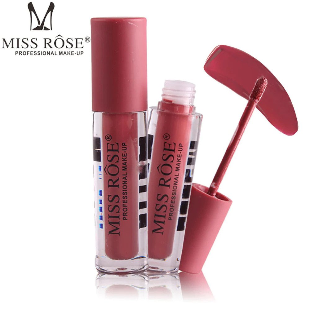 MISS ROSE New Fashion Color Matte Lip Gloss