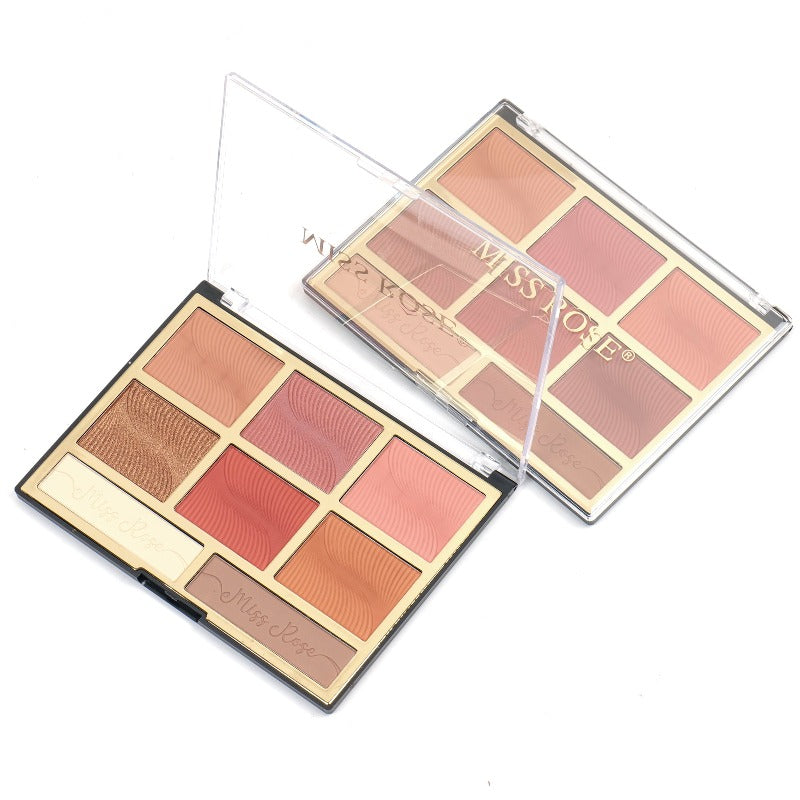 Miss Rose 6 color blush & 2 color bronzer