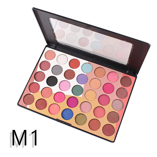 MISS ROSE 35 Color Matte Shimmer Fashion Eyeshadow Palette - M1