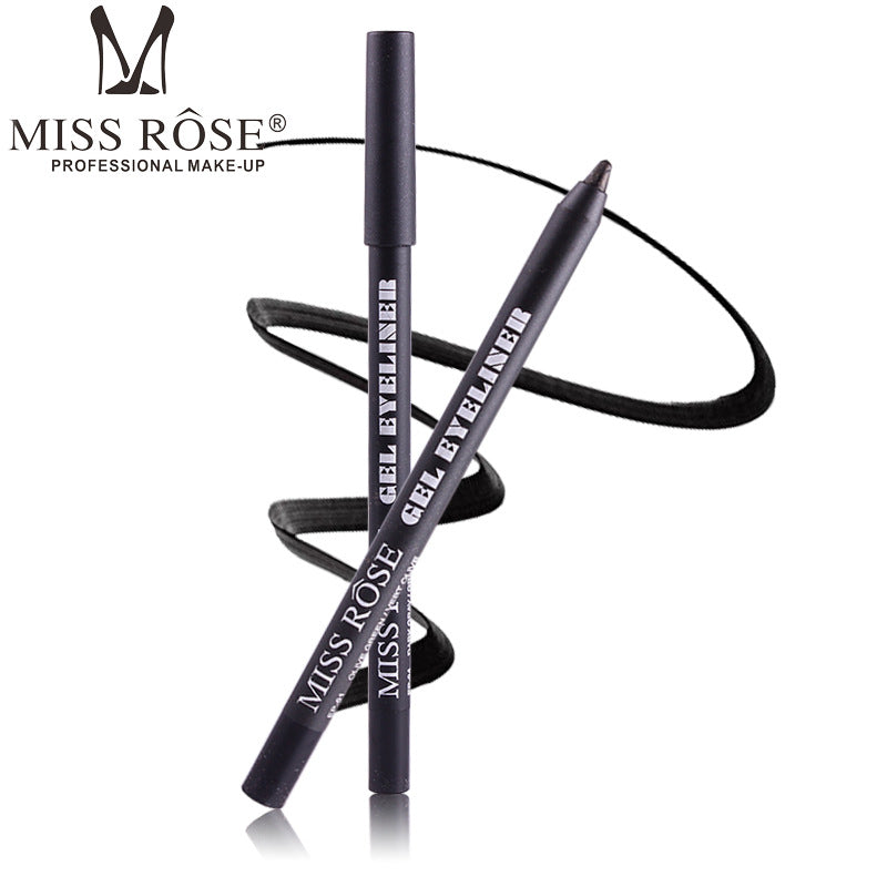 MISS ROSE Waterproof Make Up Eye Liner Pencil - Black