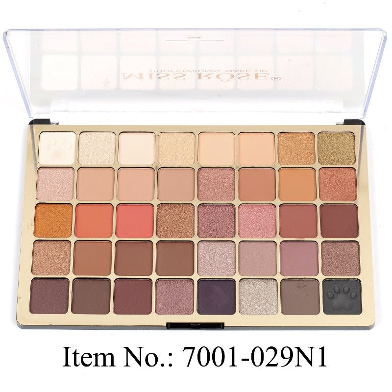 Miss rose 40-color Matte / Shimmer palette