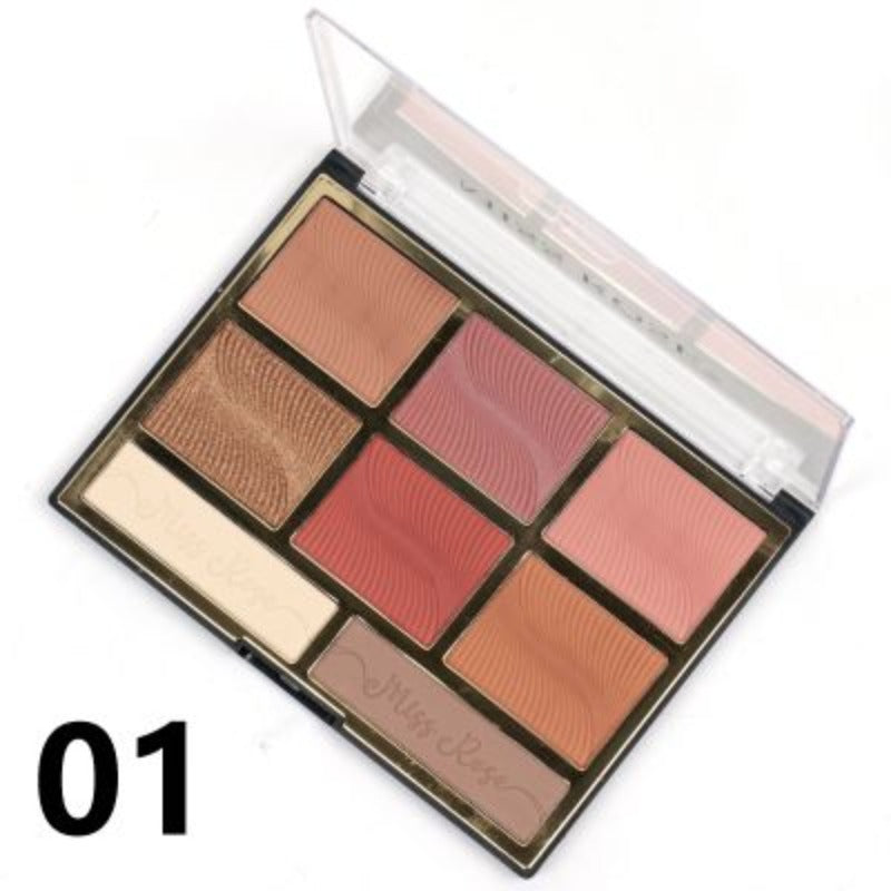 Miss Rose 6 color blush & 2 color bronzer