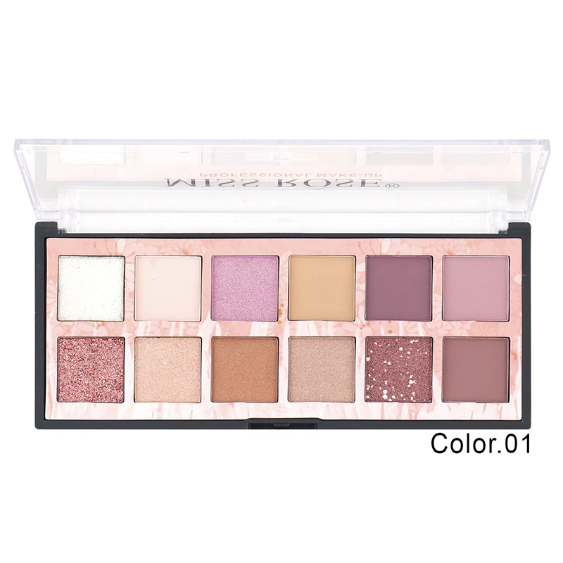 Miss rose 12 Color Eye Shadow Palette